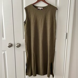 LOFT | Sleeveless Ribbed Max Dress